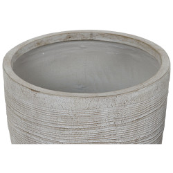 Set de Maceteros Home ESPRIT Beige Fibra de Vidrio Magnesio 45 x 45 x