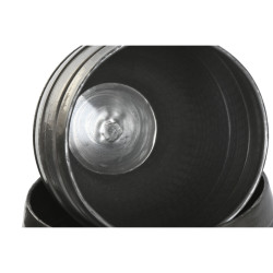 Macetero Home ESPRIT Gris Aluminio Moderno 41 x 41 x 40 cm 40 x 40 x 4