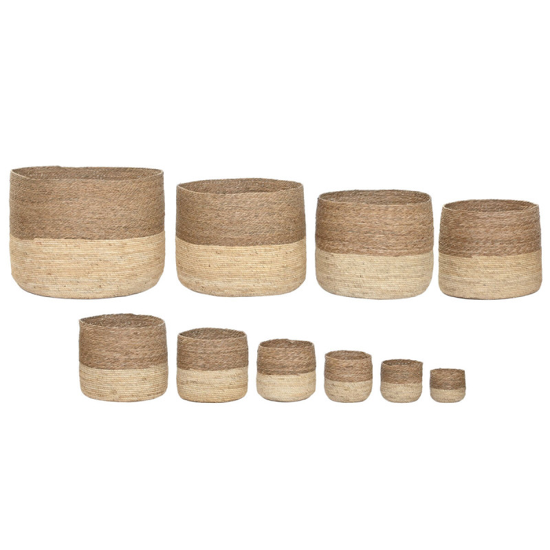 Macetero Home ESPRIT Bicolor Fibra Urbano