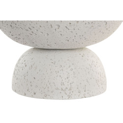 Macetero Home ESPRIT Blanco Fibra Mediterráneo