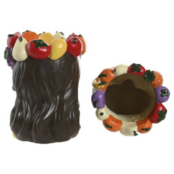 Macetero Home ESPRIT Multicolor Resina chica Urbano (2 Unidades)