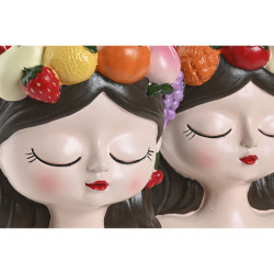 Macetero Home ESPRIT Multicolor Resina chica Urbano (2 Unidades)