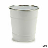 Macetero Ibergarden Blanco Plateado Zinc Cubo 10,5 x 10,5 x 10,5 cm (7