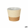 Macetero Ibergarden Marrón Cuerda Plástico 19,5 x 17,5 x 19,5 cm 19,