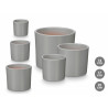 Set de Macetas Ibergarden Gris Arcilla Ø 14 cm Ø 22 cm Ø 17 cm 3 Pi