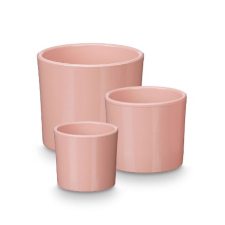 Set de Macetas Ibergarden Rosa Arcilla Ø 14 cm Ø 22 cm Ø 17 cm 3 Pi