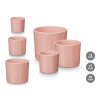 Set de Macetas Ibergarden Rosa Arcilla Ø 14 cm Ø 22 cm Ø 17 cm 3 Pi