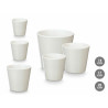 Set de Macetas Ibergarden Blanco Arcilla Ø 14 cm Ø 22 cm Ø 17 cm 3