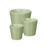 Set de Macetas Ibergarden Menta Arcilla Ø 14 cm Ø 22 cm Ø 17 cm 3 P