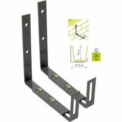 Soporte para Colgar Jardinera Garden ID Wall Hook Negro