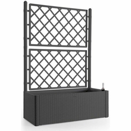 Jardinera Autorriego Stefanplast Natural Deluxe Rectangular Antracita