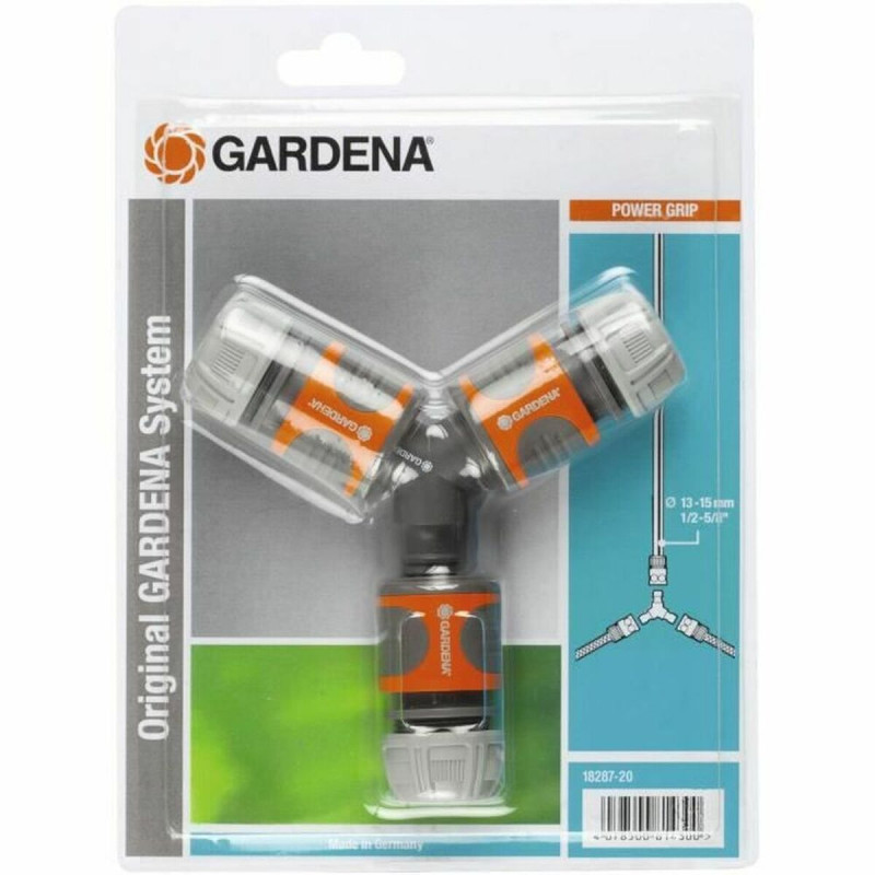 Conector de manguera Gardena 18287-20 Ø 15 mm 1/2" Triple Sistema de