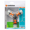Conector de manguera Gardena 18287-20 Ø 15 mm 1/2" Triple Sistema de