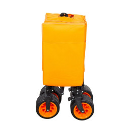 Carro Multiusos Aktive Naranja Poliéster PVC Acero 86 x 108 x 44 cm P