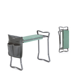 Banco de Jardinería Plegable con Bolsa para Herramientas 3 en 1 Situl