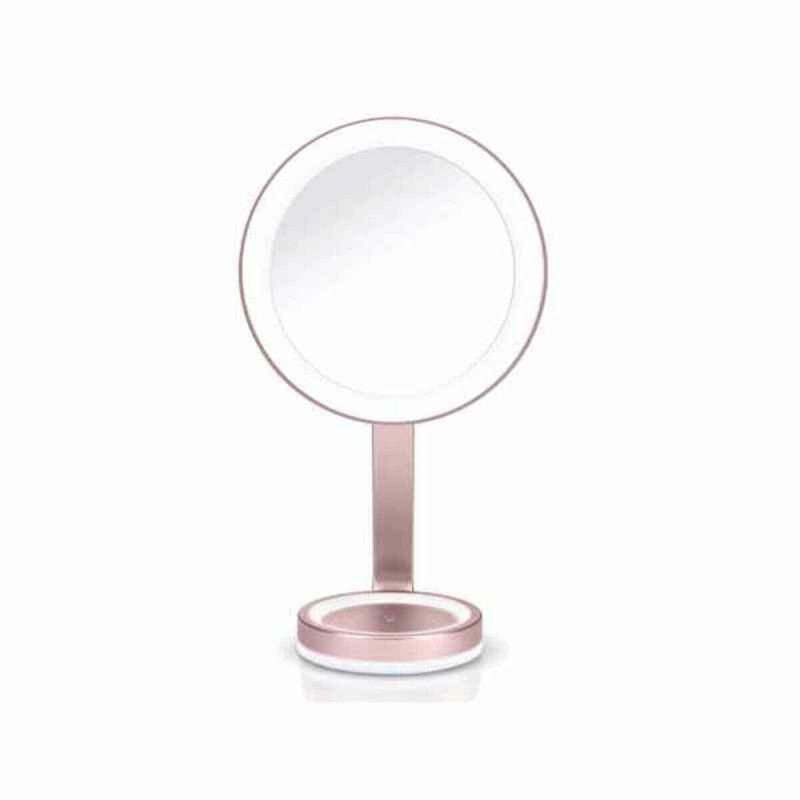 Espejo de Aumento con LED Babyliss 9450E Rosa Espejo de Aumento con LED Babyliss 9450E Rosa