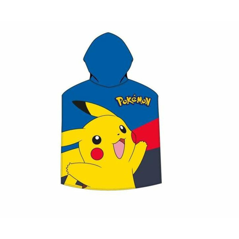 Poncho-Toalla con Capucha Pokémon 55 x 110 cm Poncho-Toalla con Capucha Pokémon 55 x 110 cm