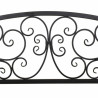 Banco Alexandra House Living Negro Hierro 53 x 91 x 153 cm
