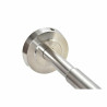 Toallero DKD Home Decor Extensible (50 cm) Plateado Acero 30 x 6 x 6 c