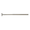 Toallero DKD Home Decor Extensible (50 cm) Plateado Acero 30 x 6 x 6 c