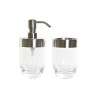 Set de Baño DKD Home Decor Transparente Plateado Aluminio Poliestiren