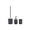 Set de Baño DKD Home Decor Negro Natural Bambú Dolomita 10,2 x 10,2