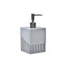 Dispensador de Jabón DKD Home Decor Gris Plateado Resina Polipropilen
