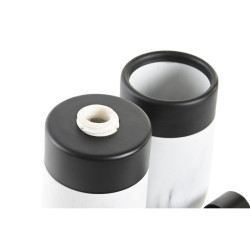 Set de Baño DKD Home Decor Blanco Negro Blanco/Negro Metal Resina Mod