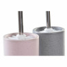 Escobilla para el Baño DKD Home Decor Gris Rosa Plateado Rosa claro M