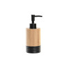 Dispensador de Jabón DKD Home Decor Negro Natural Bambú Polipropilen