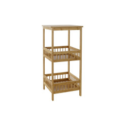 Estantería de Baño DKD Home Decor Natural Bambú 38,5 x 39,5 x 86,5