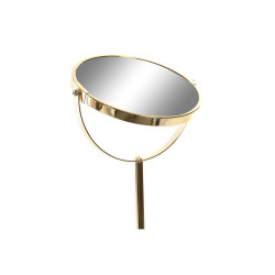 Espejo DKD Home Decor 18 x 13 x 35 cm Gris Beige Dorado Metal Blanco R