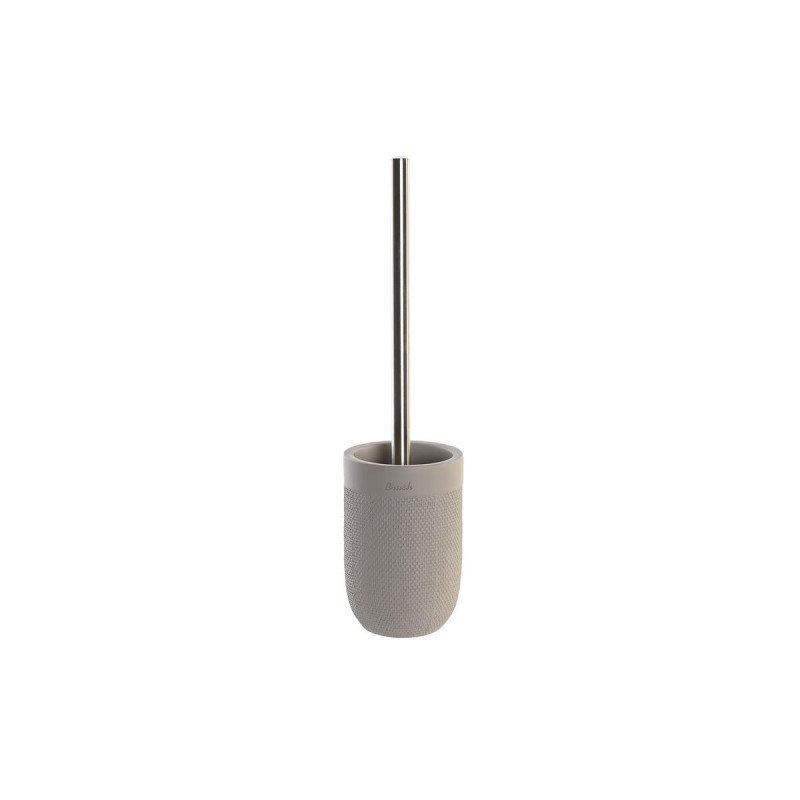 Escobilla para el Baño DKD Home Decor 10 x 10 x 37 cm Gris Cemento Ac Escobilla para el Baño DKD Home Decor 10 x 10 x 37 cm Gris Cemento Ac