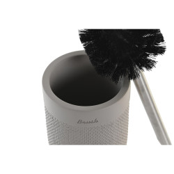 Escobilla para el Baño DKD Home Decor 10 x 10 x 37 cm Gris Cemento Ac