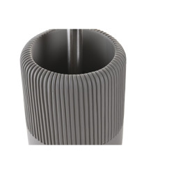 Escobilla para el Baño DKD Home Decor 11 X 11 X 36,5 CM Gris Cemento