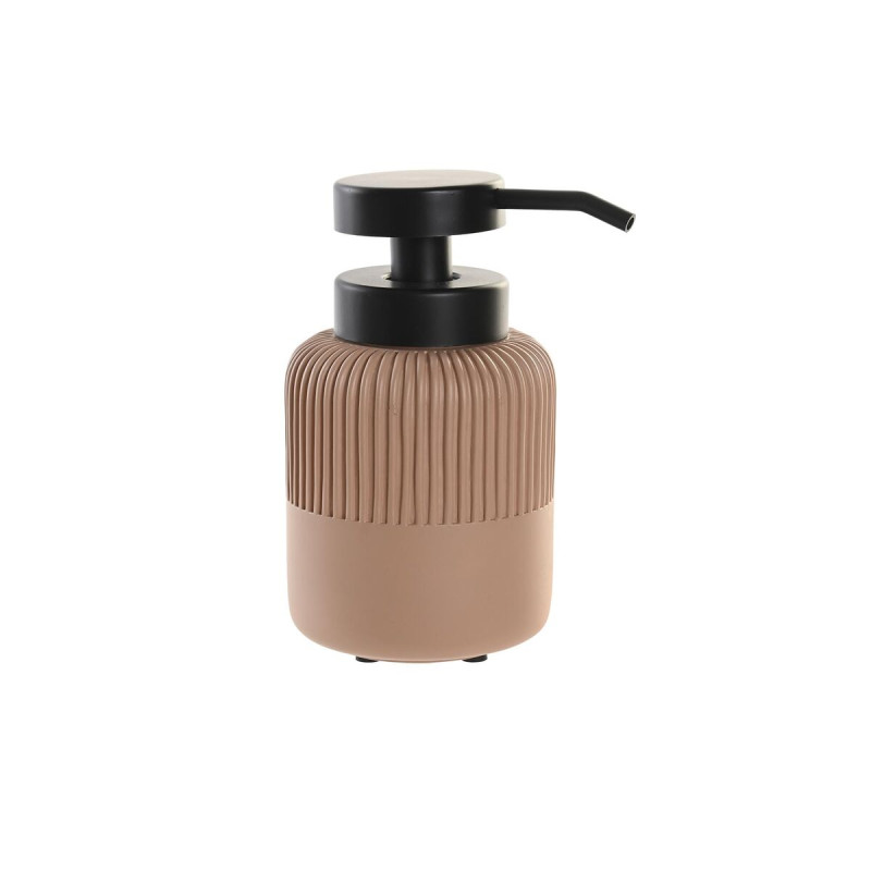 Dispensador de Jabón DKD Home Decor Negro Cemento Terracota Polipropi