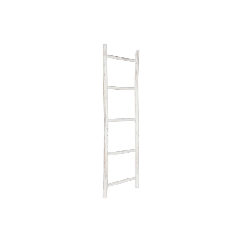 Toallero de Pie Home ESPRIT Blanco Teca 50 x 5 x 150 cm Toallero de Pie Home ESPRIT Blanco Teca 50 x 5 x 150 cm
