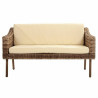 Conjunto de Mesa con 2 Sillones Alexandra House Living Marrón Natural