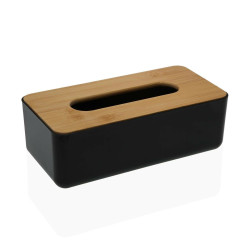Caja para pañuelos Versa Bambú Polipropileno 13,1 x 8,6 x 26,1 cm Ne