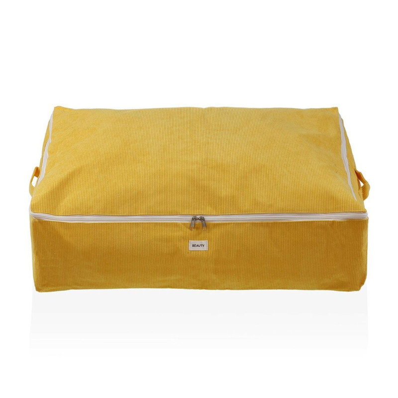 Caja de Almacenamiento Versa Corduroy 50 x 20 x 70 cm Amarillo Caja de Almacenamiento Versa Corduroy 50 x 20 x 70 cm Amarillo