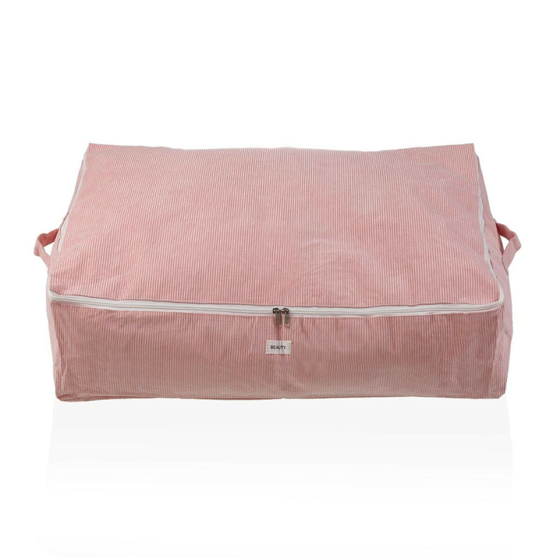 Caja de Almacenamiento Versa Corduroy 50 x 20 x 70 cm Rosa Caja de Almacenamiento Versa Corduroy 50 x 20 x 70 cm Rosa