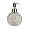 Dispensador de Jabón Golf Cerámica Gris Metal 12 Unidades (300 ml)