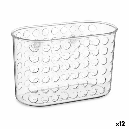 Colgador para la Ducha 19,3 x 12 x 9 cm Transparente Plástico PVC (12