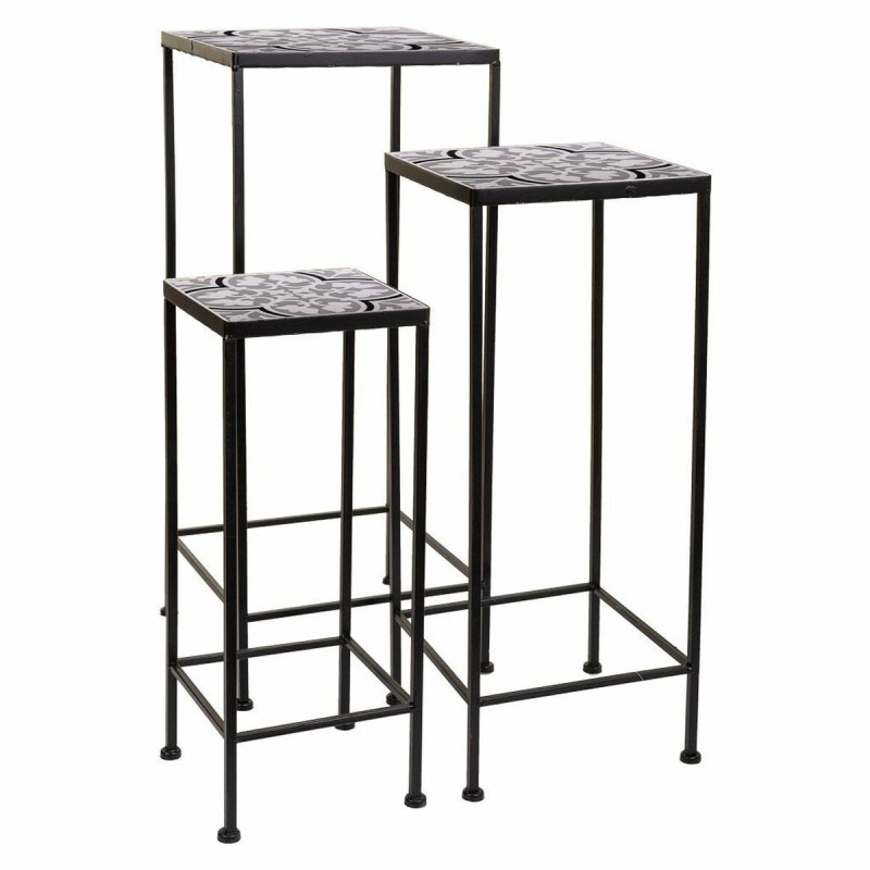 Soporte para Maceta Alexandra House Living Negro Hierro 30 x 68 x 30 c