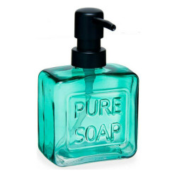 Dispensador de Jabón Pure Soap 250 ml Cristal Verde Plástico (12 Uni
