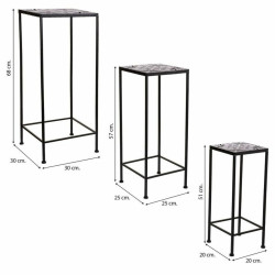 Soporte para Maceta Alexandra House Living Negro Hierro 30 x 68 x 30 c