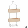 Colgador para la Ducha 28 x 60 x 14 cm Beige Metal Plástico (6 Unidad