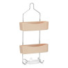 Colgador para la Ducha 28 x 60 x 14 cm Beige Metal Plástico (6 Unidad