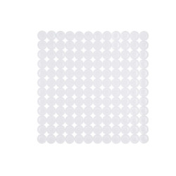 Alfombrilla Antideslizante para Ducha Blanco PVC 68 x 36 x 1 cm (6 Uni
