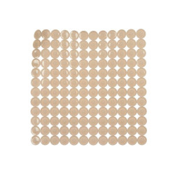 Alfombrilla Antideslizante para Ducha Beige PVC 54 x 54 x 1 cm (6 Unid